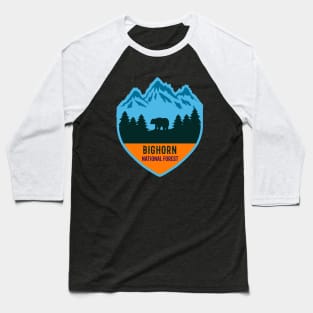 Bighorn National Forest Baseball T-Shirt